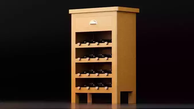 Wooden Wine Rack