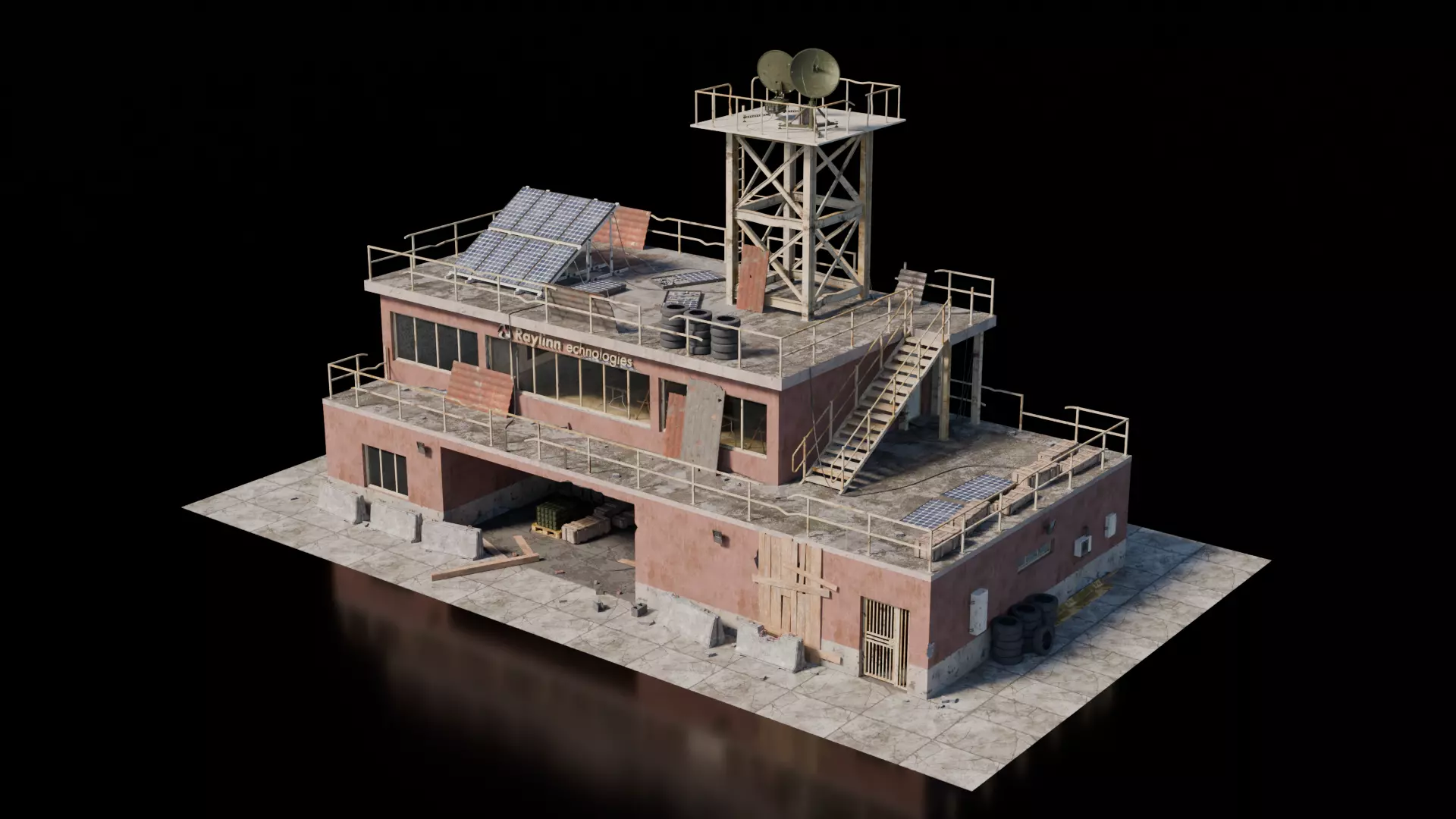Warzone - Office Builld 3D model_0