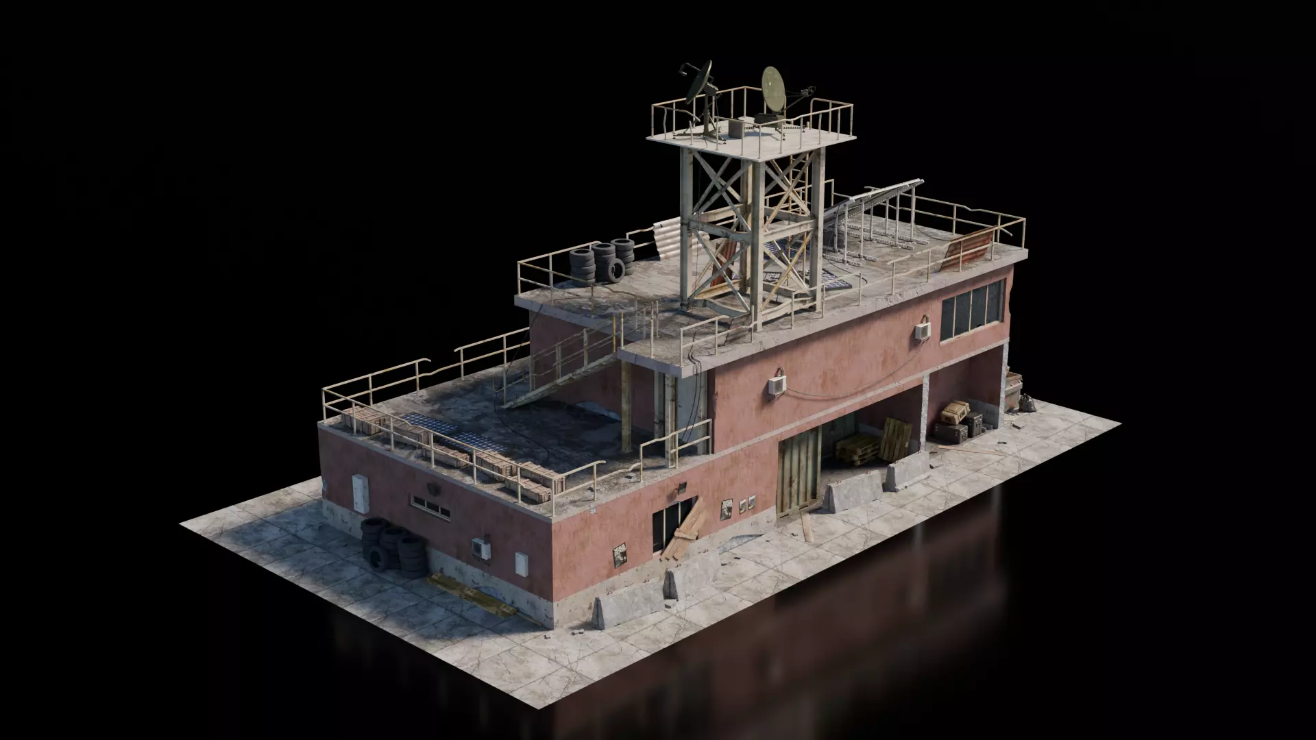 Warzone - Office Builld 3D model_2