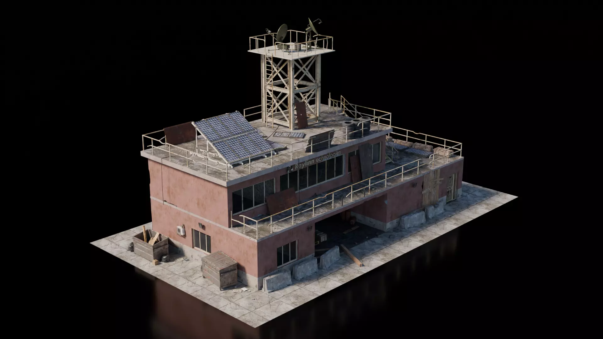 Warzone - Office Builld 3D model_3