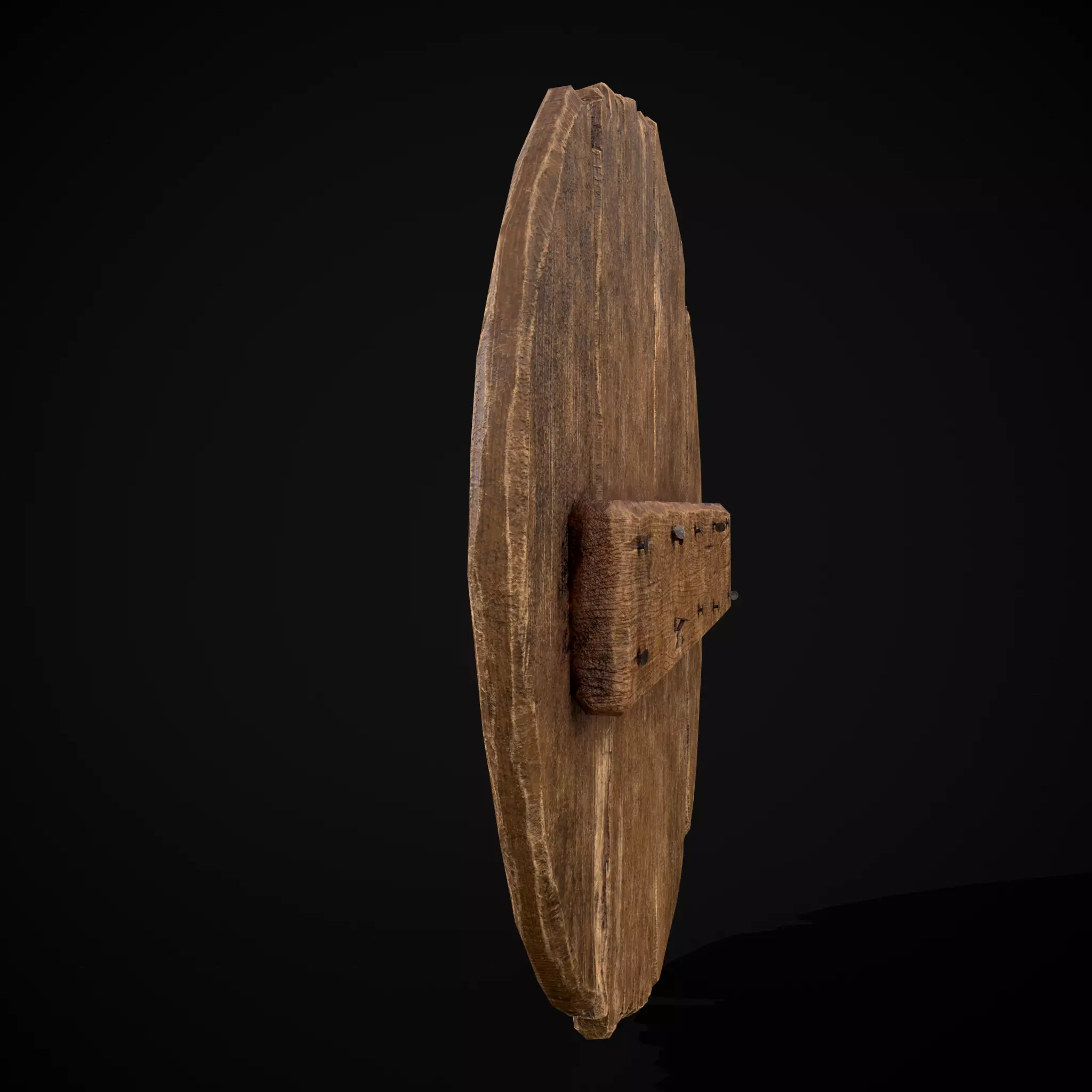 BW Norse Skull Coat of Arms Low-poly 3D model_15