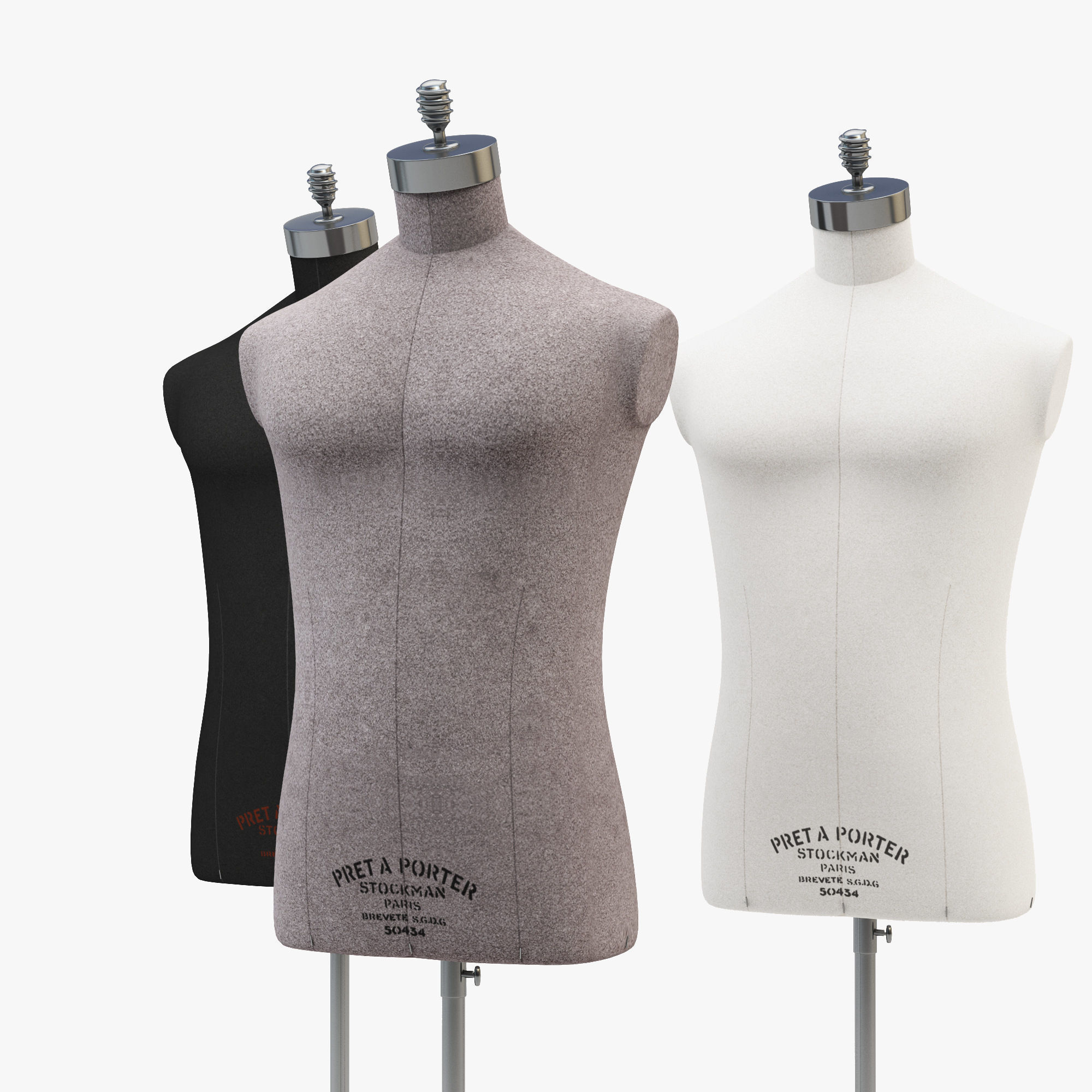 Stockman Mannequin Male 3D model_17