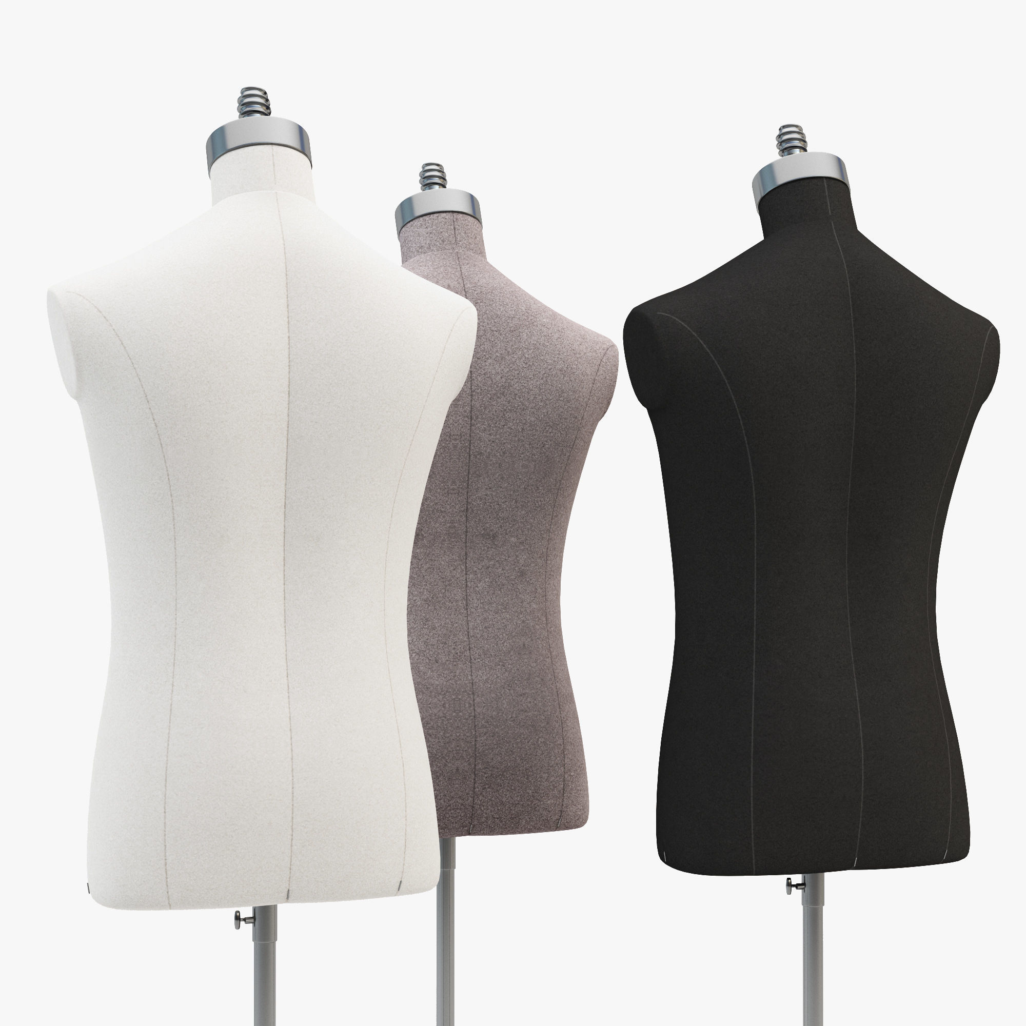 Stockman Mannequin Male 3D model_10