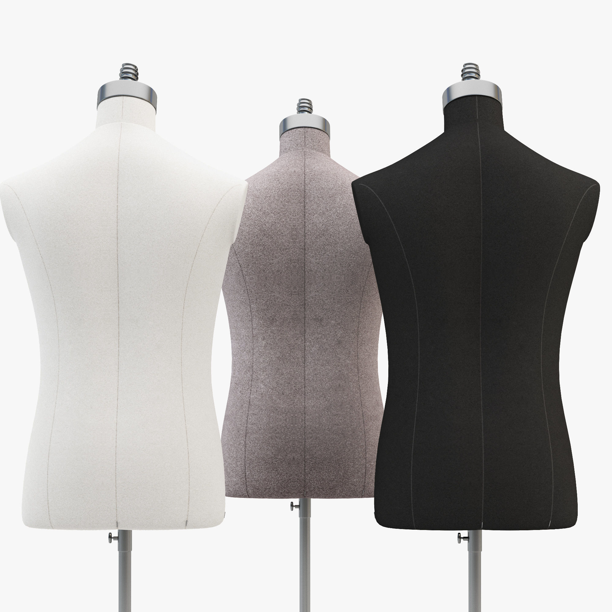 Stockman Mannequin Male 3D model_13