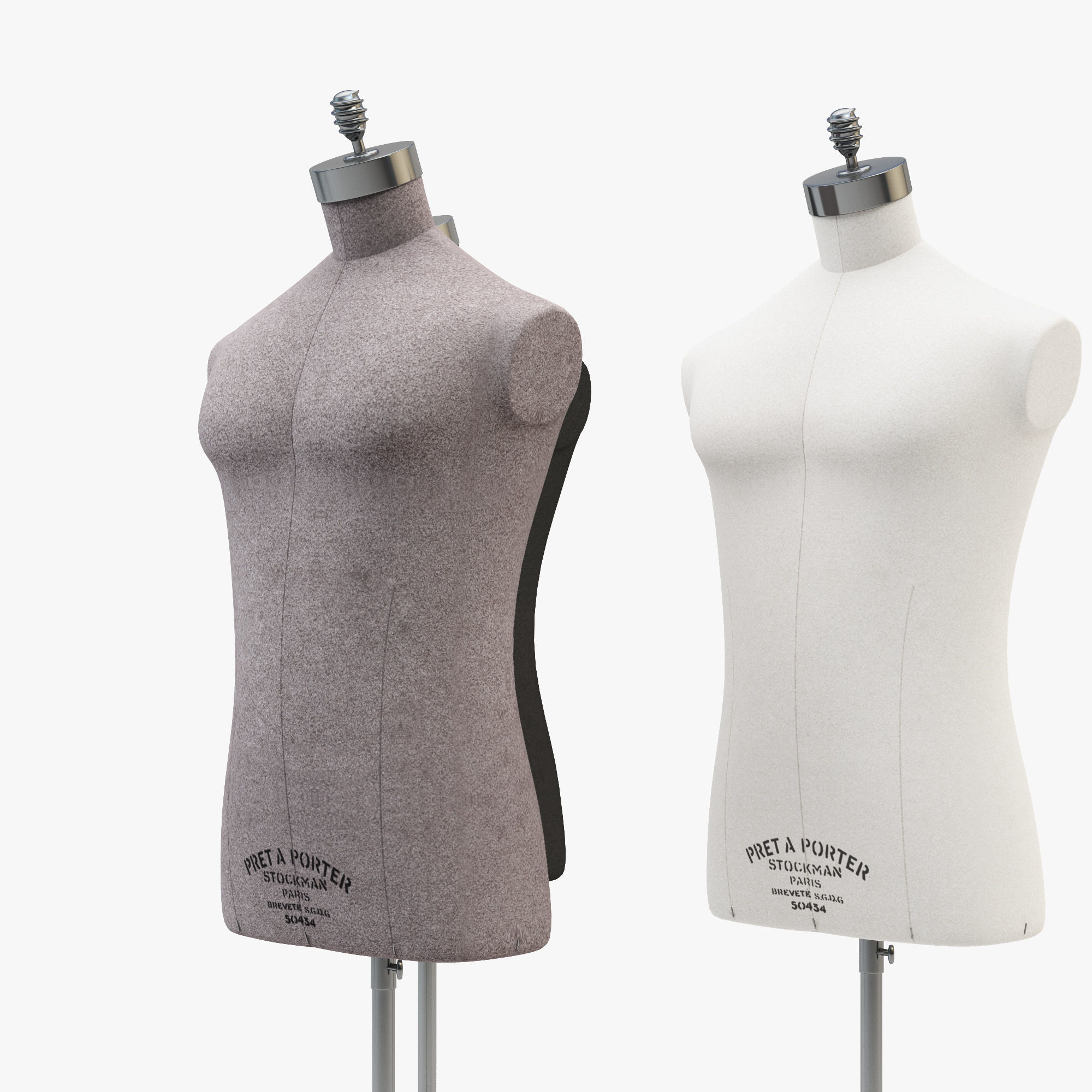 Stockman Mannequin Male 3D model_18