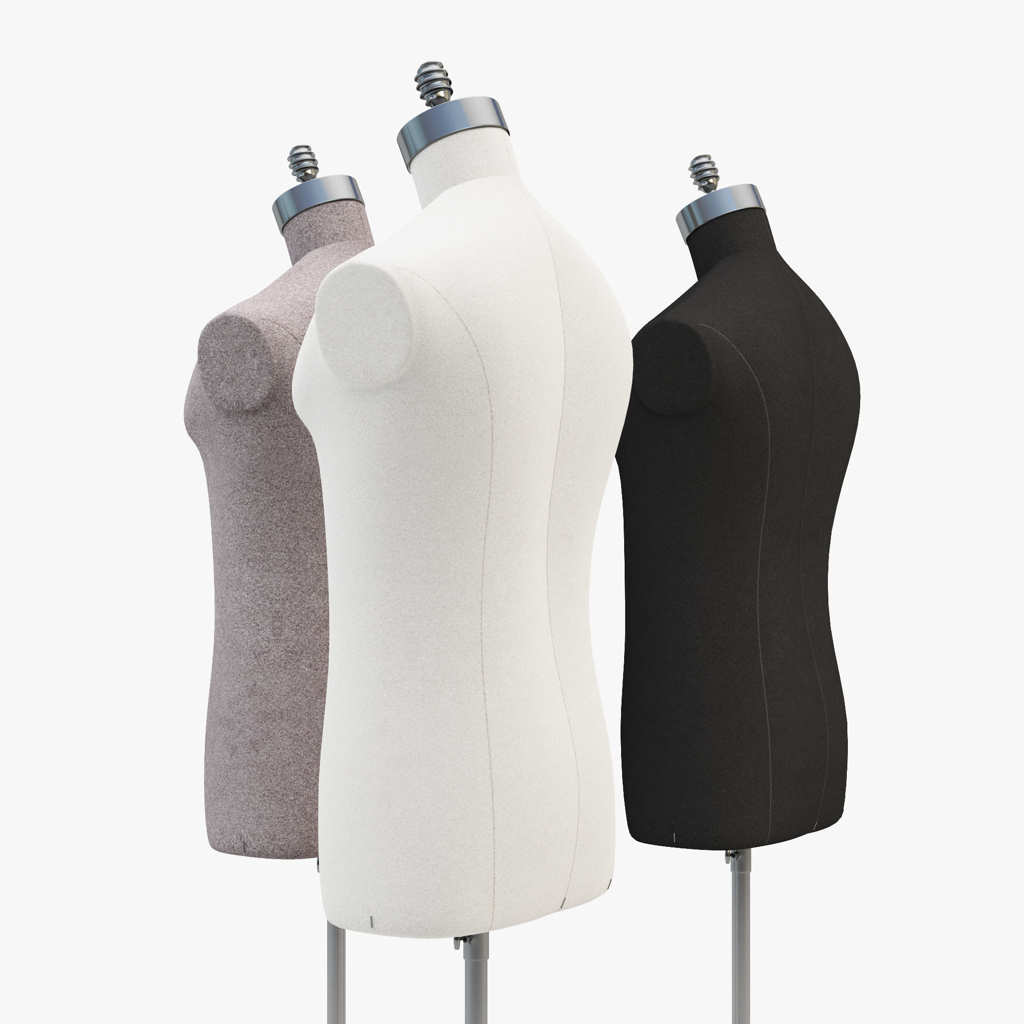 Stockman Mannequin Male 3D model_12