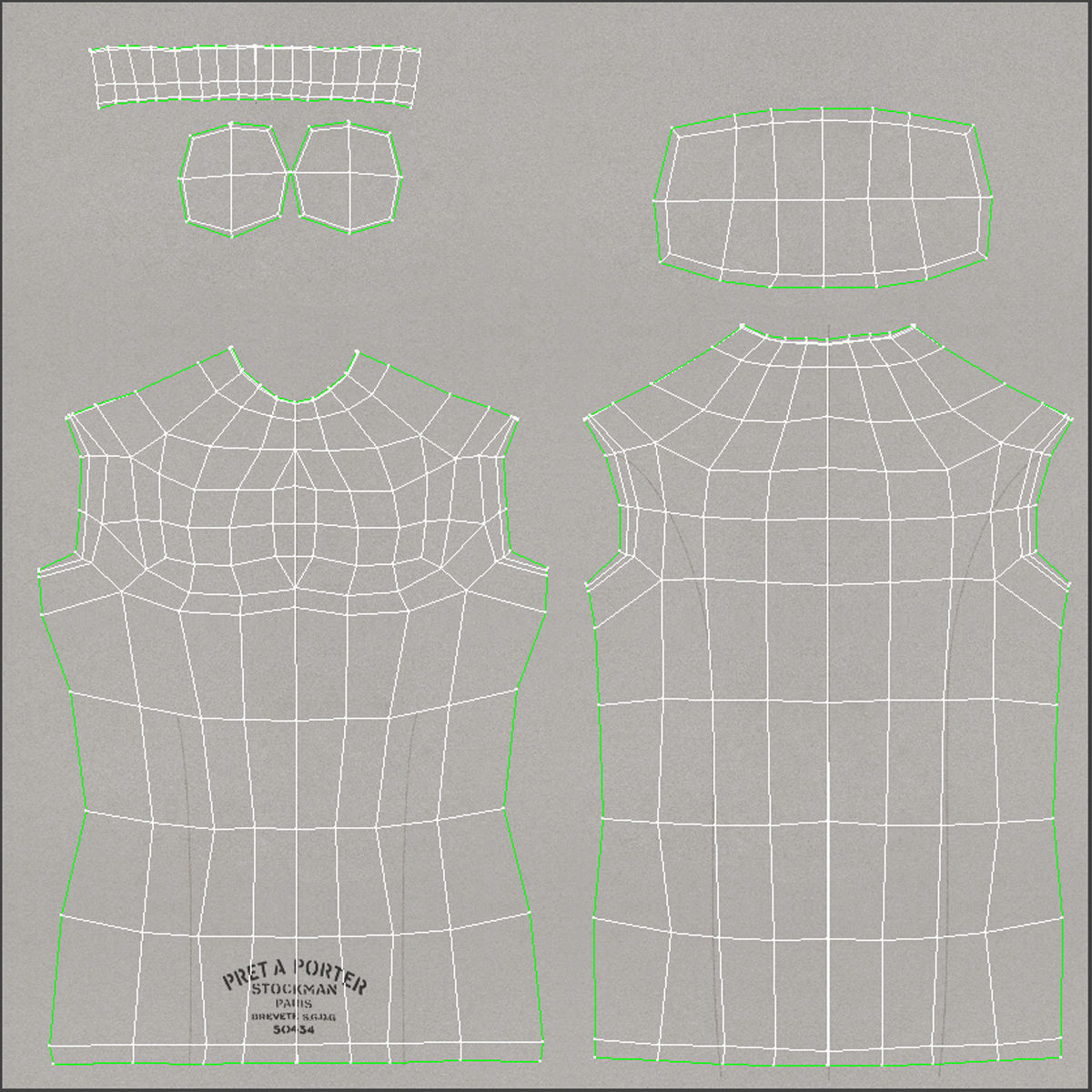 Stockman Mannequin Male 3D model_23