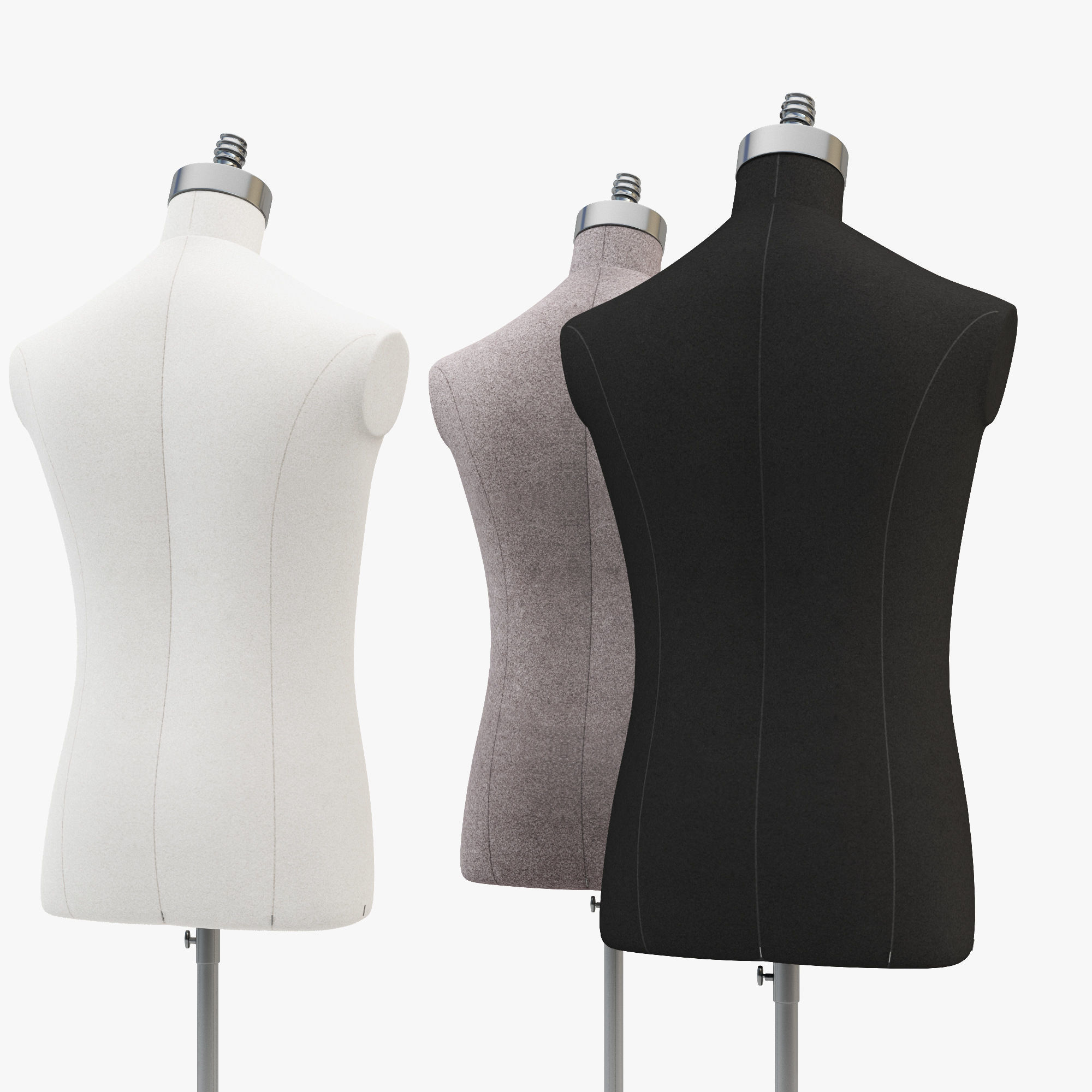 Stockman Mannequin Male 3D model_9