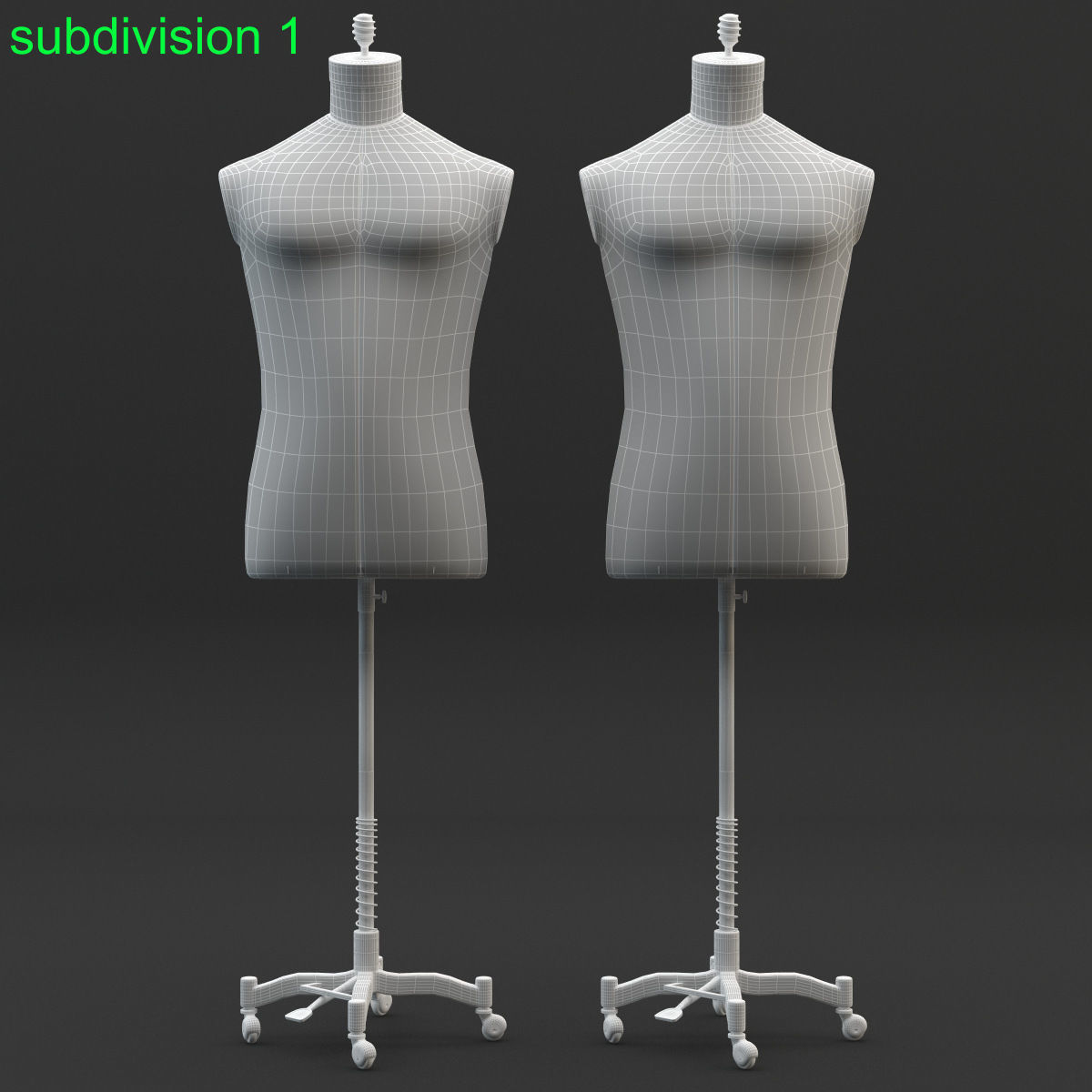 Stockman Mannequin Male 3D model_24