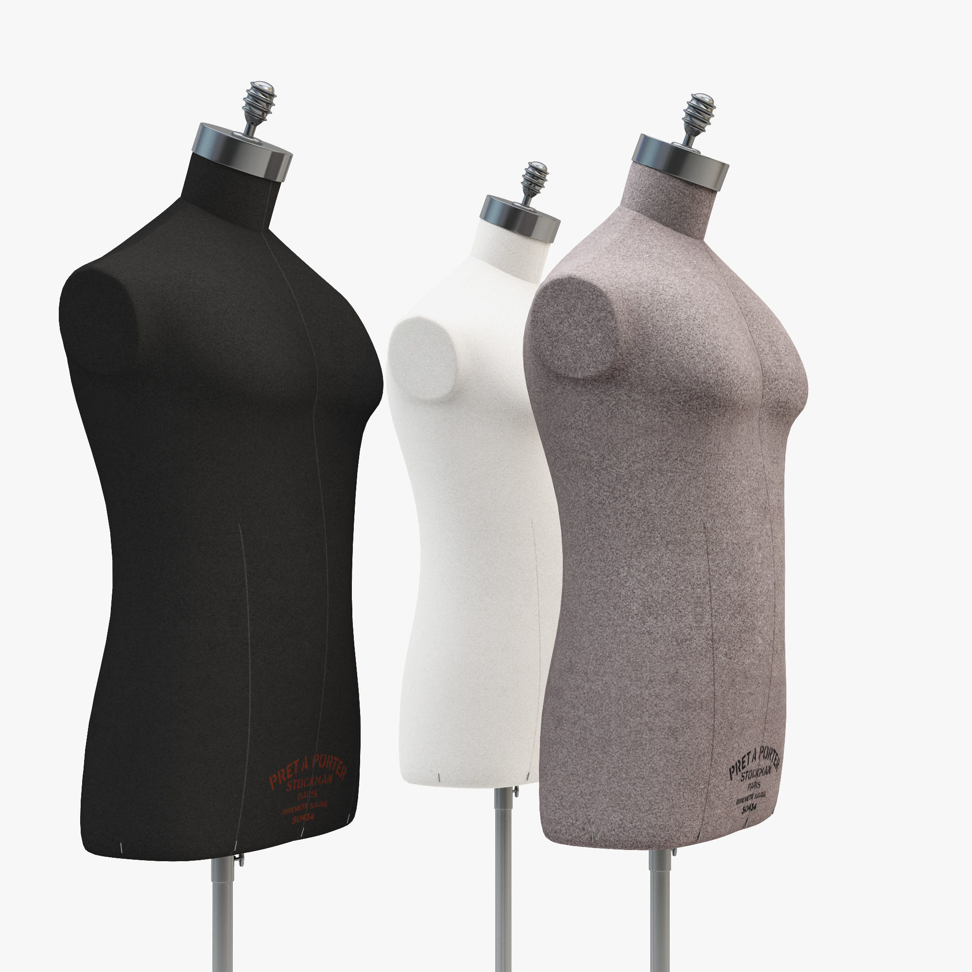 Stockman Mannequin Male 3D model_4