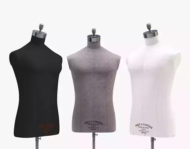 Stockman Mannequin Male 3D model