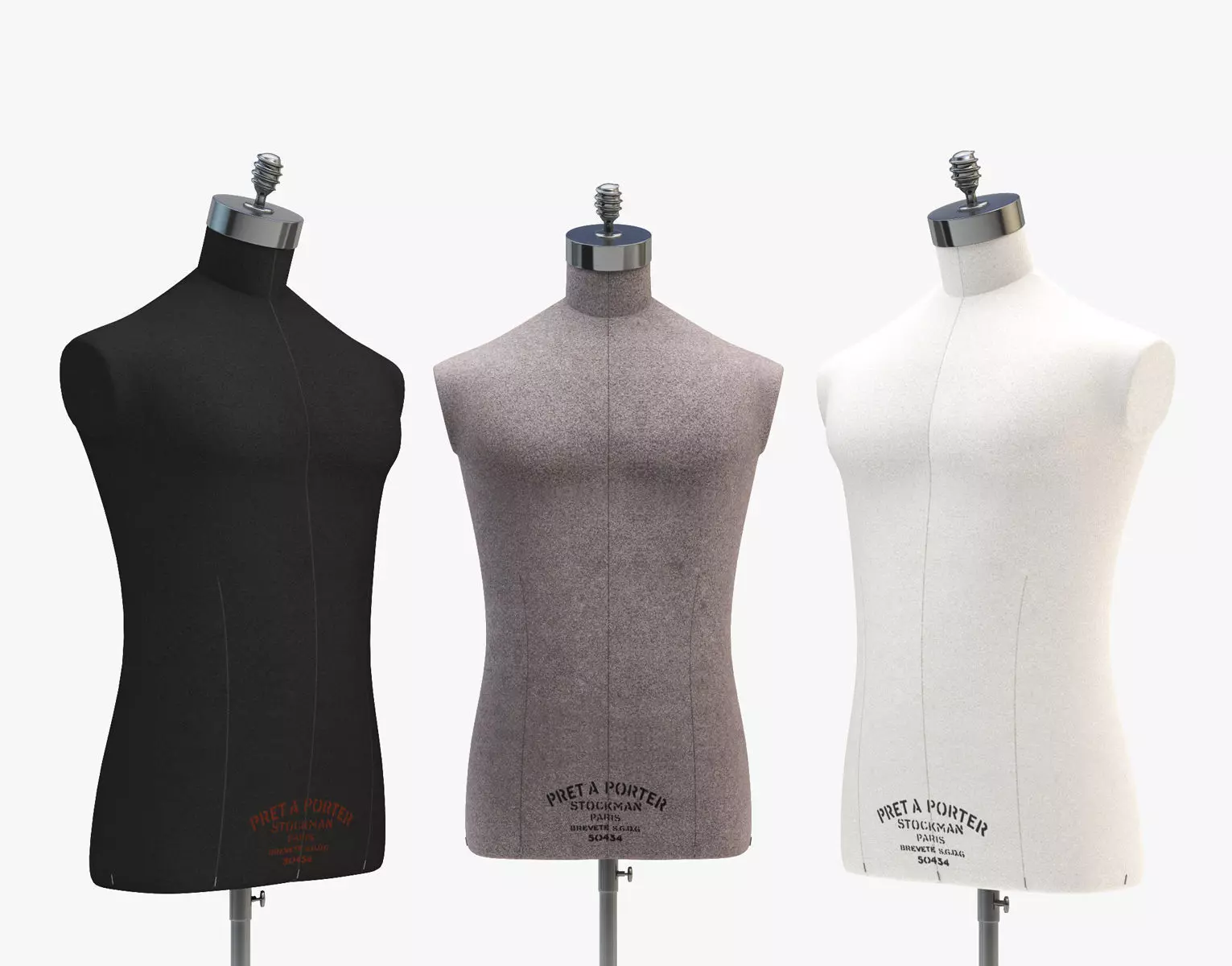 Stockman Mannequin Male 3D model_0