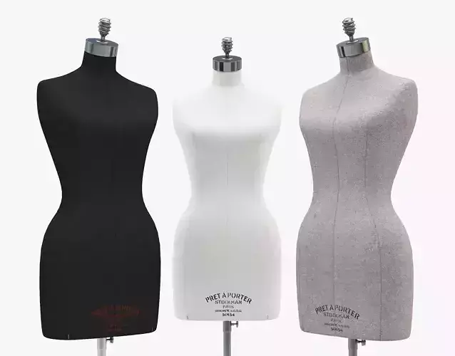 Stockman Mannequin Female 3D model