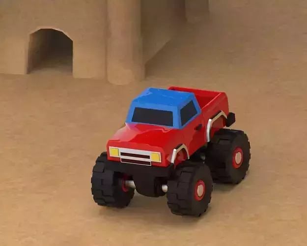 Cartoon Monster Truck