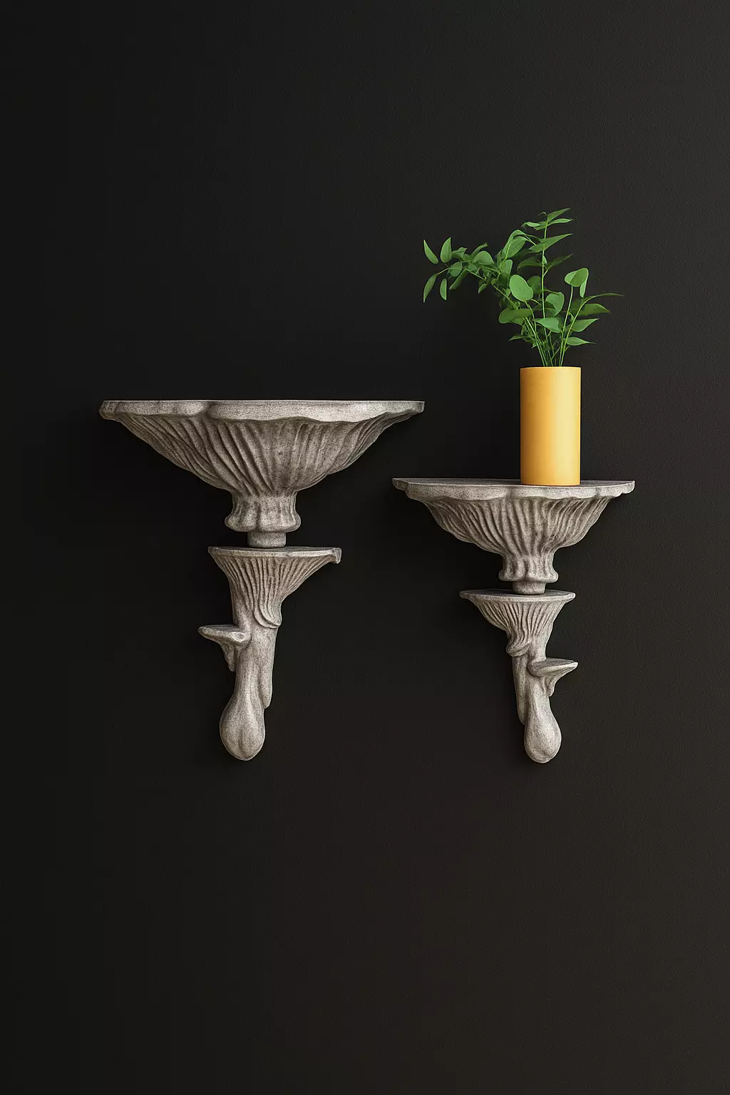 Mushroom Shelf Printable 2 3D print model_0