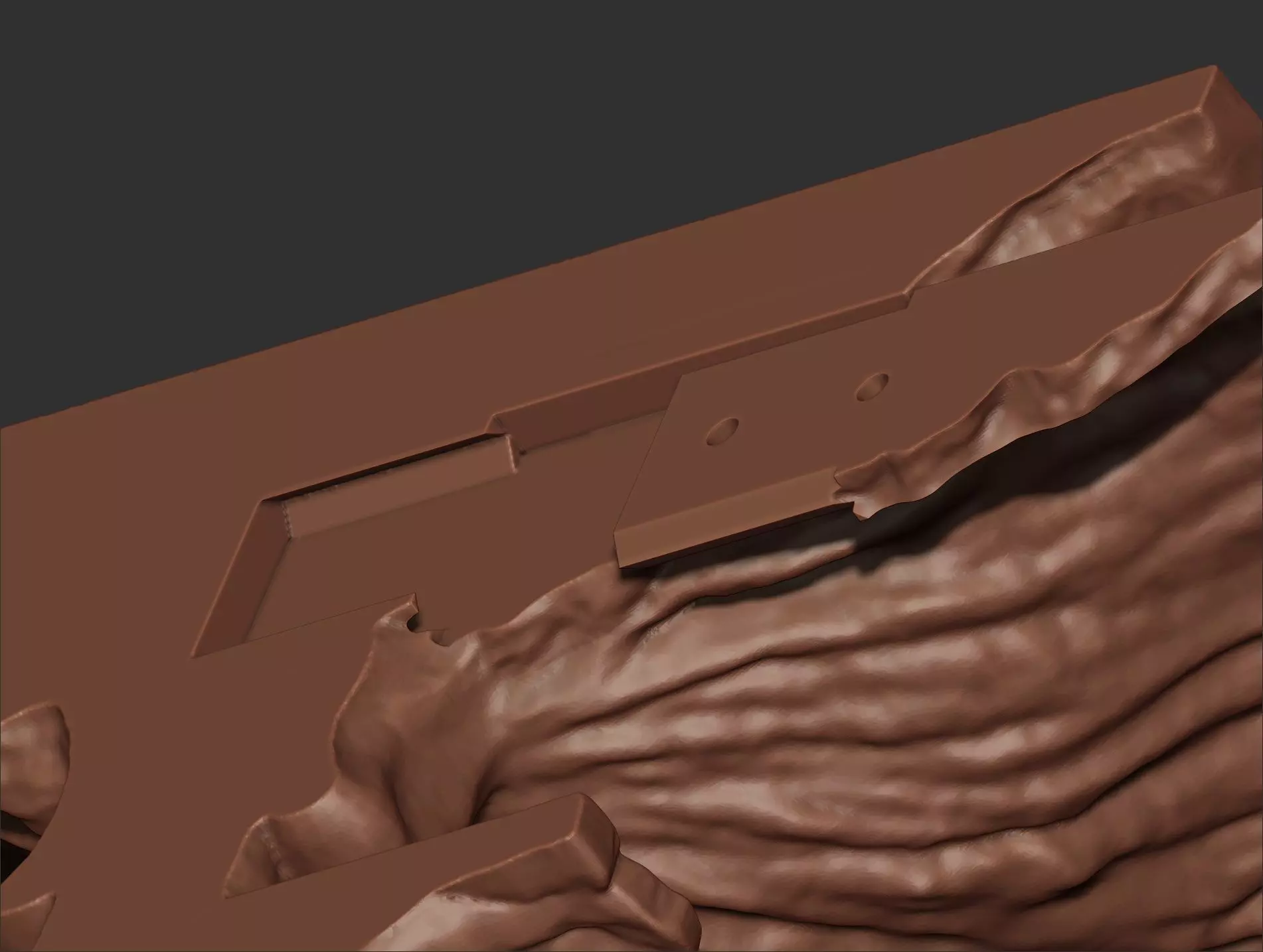 Mushroom Shelf Printable 2 3D print model_10