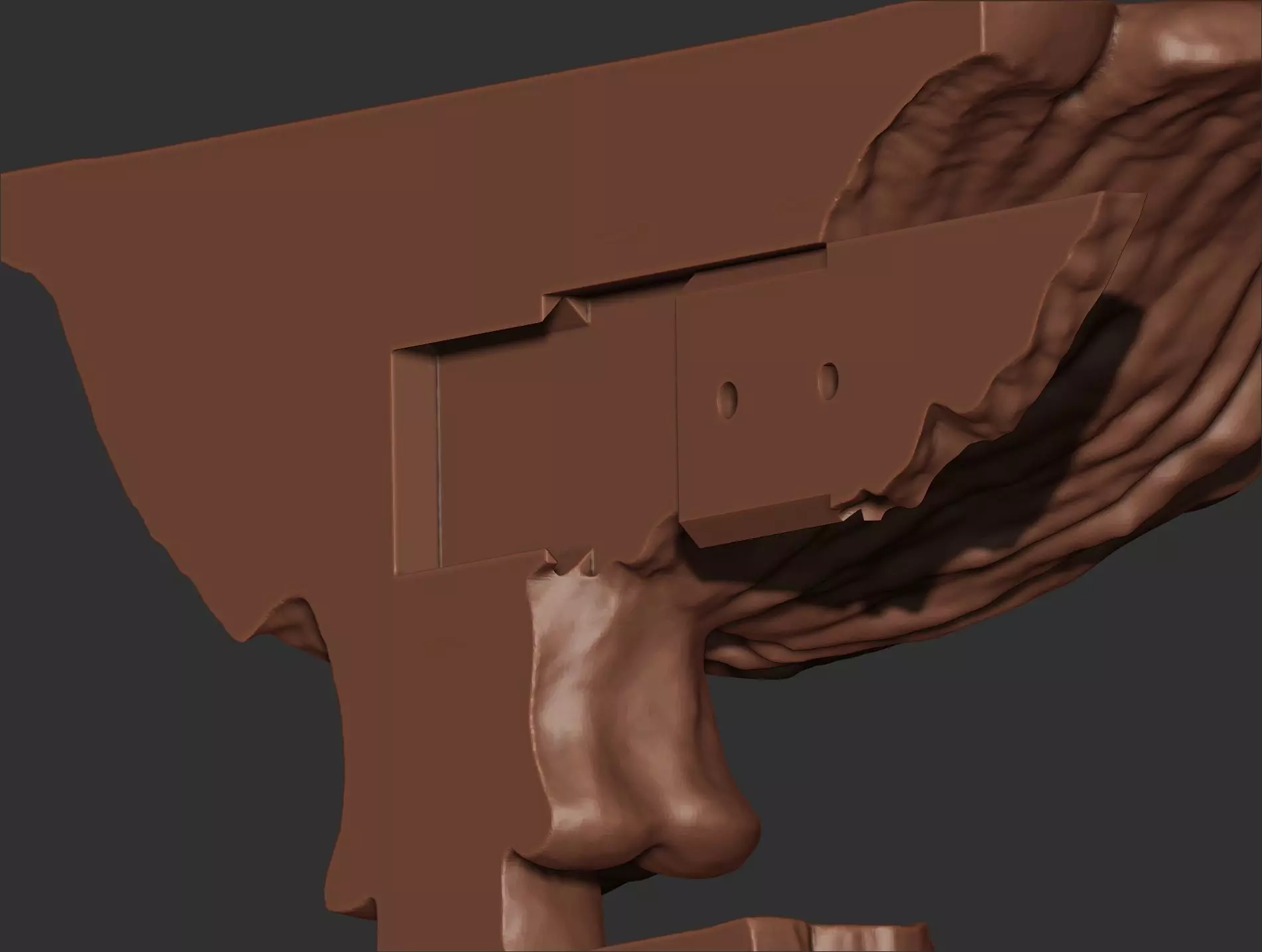 Mushroom Shelf Printable 2 3D print model_9