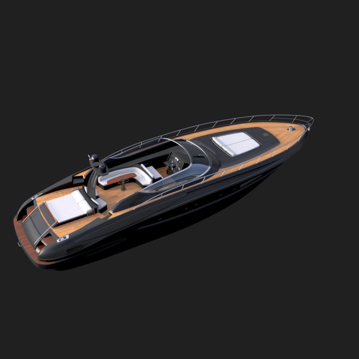 SpeedBoat Riva63Virtus 3D model_17