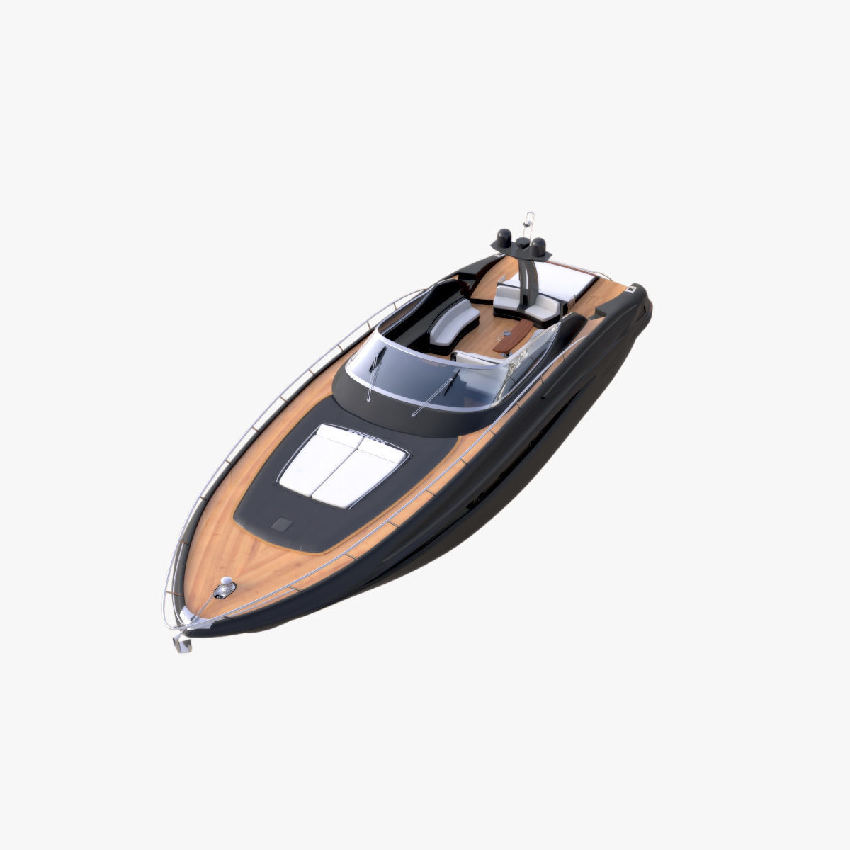 SpeedBoat Riva63Virtus 3D model_12