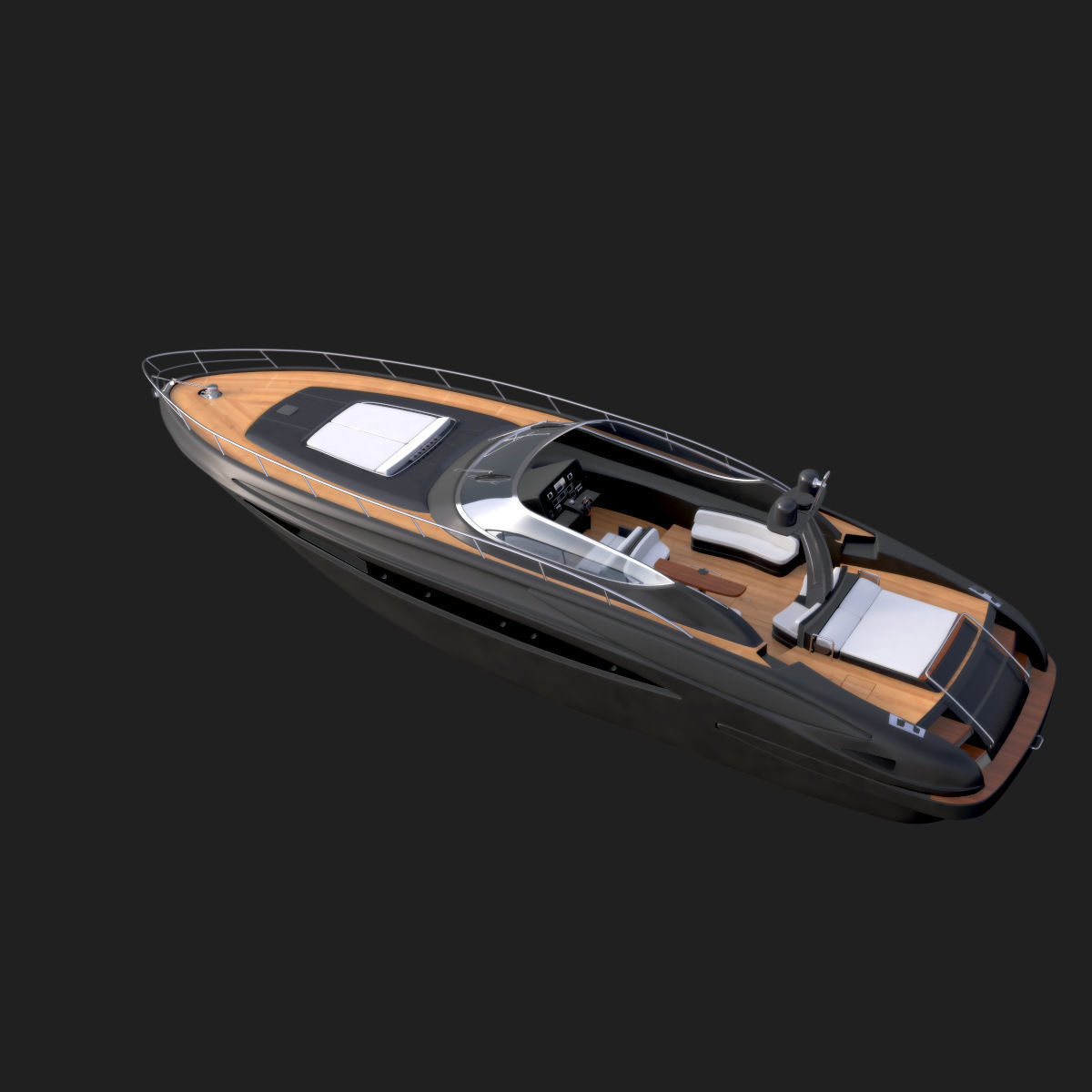 SpeedBoat Riva63Virtus 3D model_21