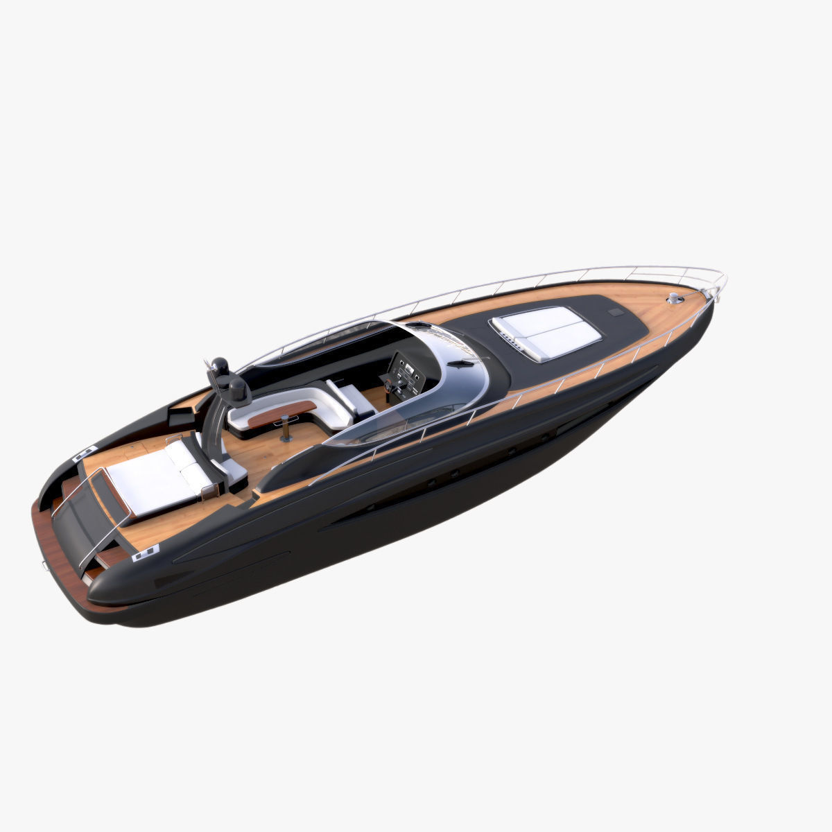 SpeedBoat Riva63Virtus 3D model_3
