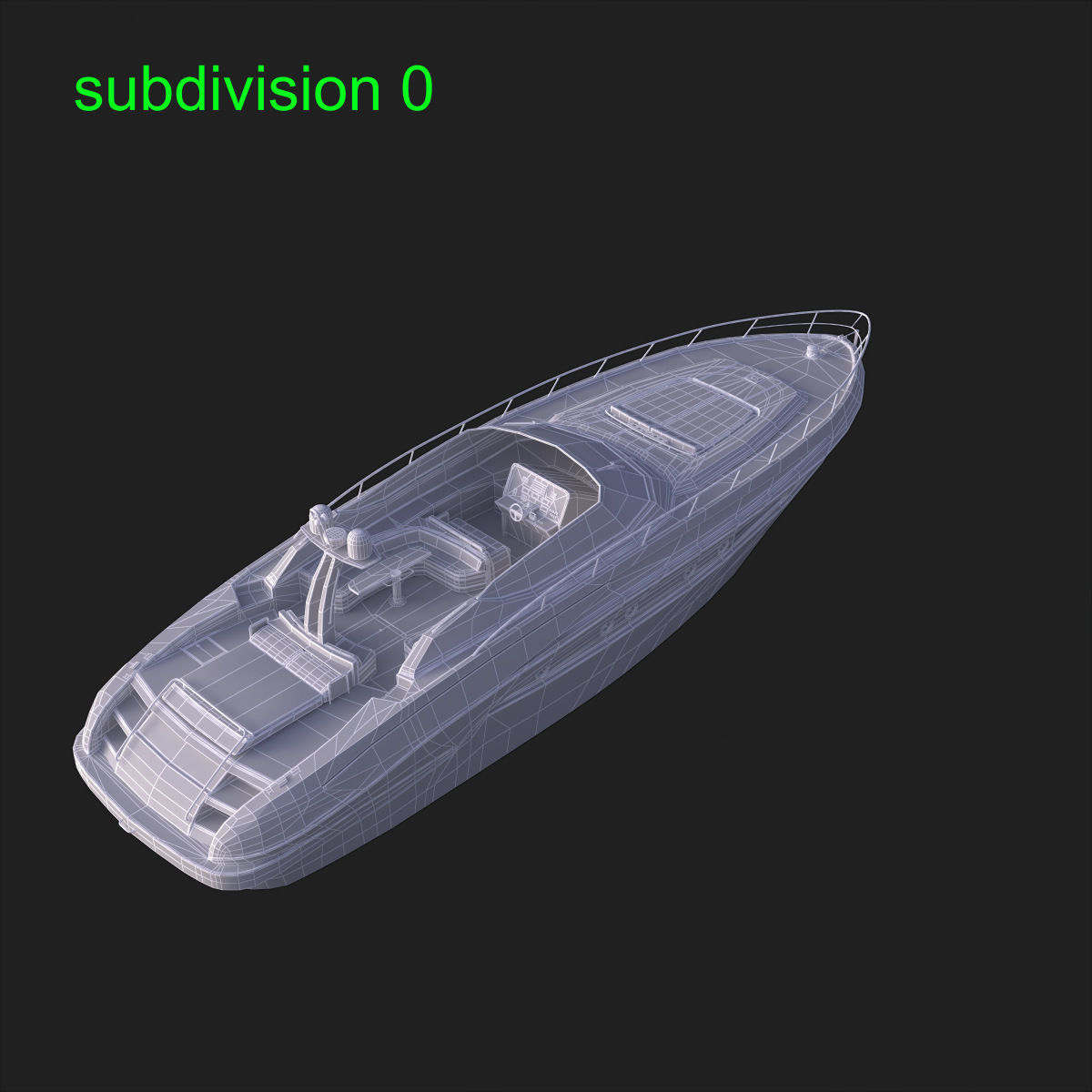 SpeedBoat Riva63Virtus 3D model_24