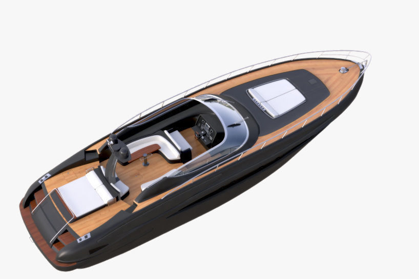 SpeedBoat Riva63Virtus 3D model_10