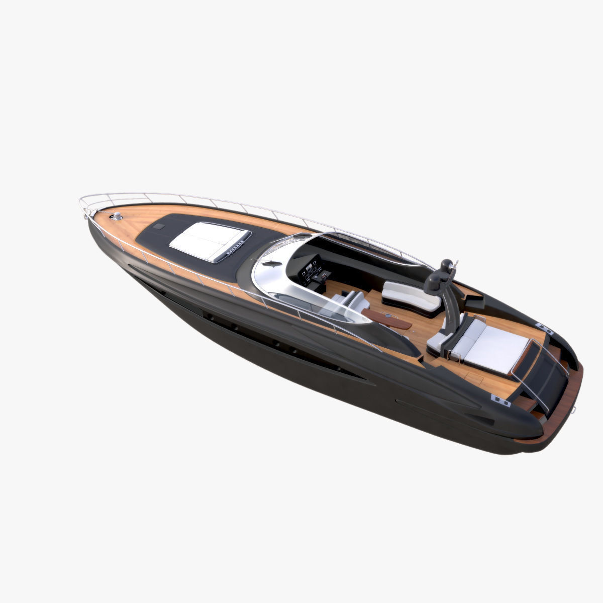 SpeedBoat Riva63Virtus 3D model_6
