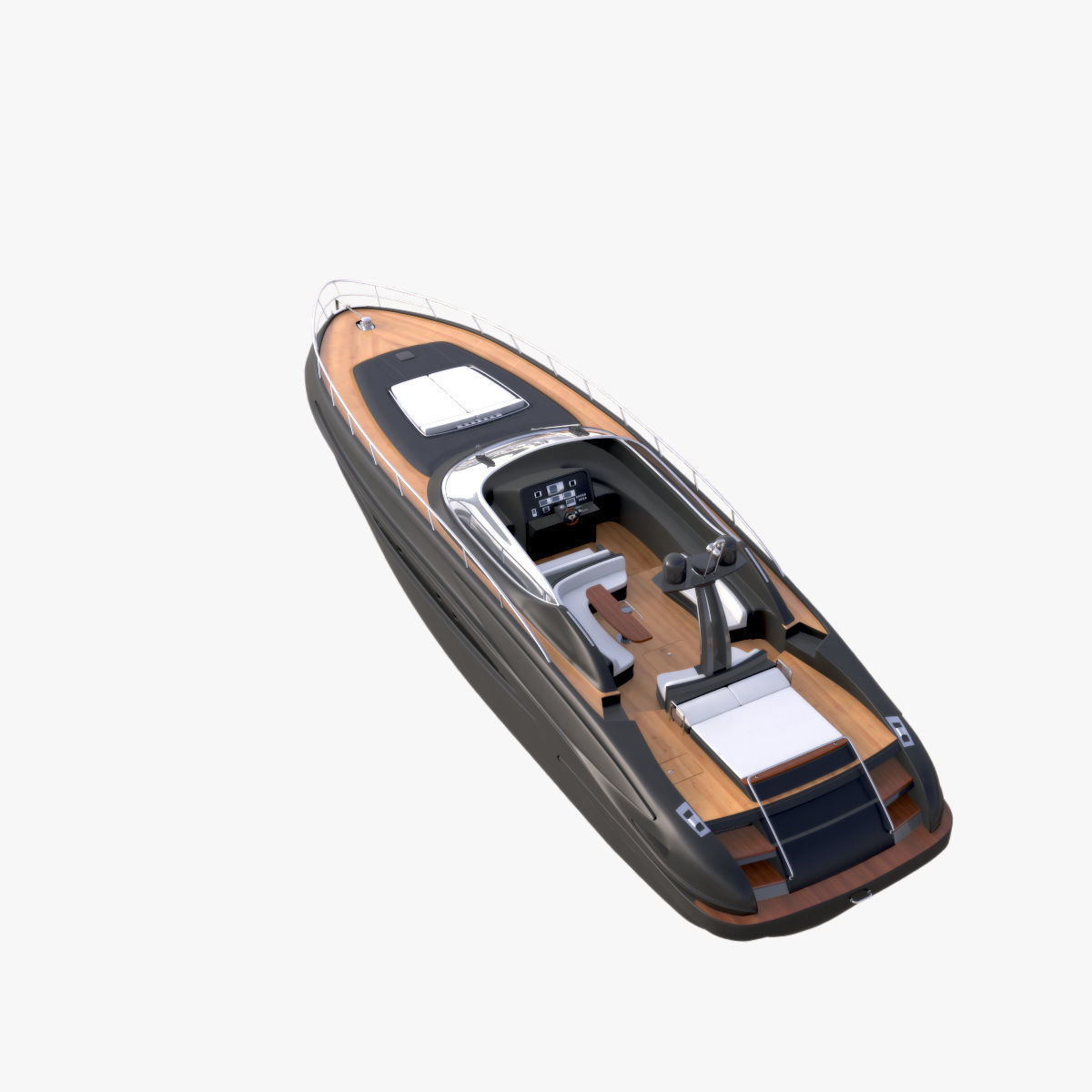 SpeedBoat Riva63Virtus 3D model_5