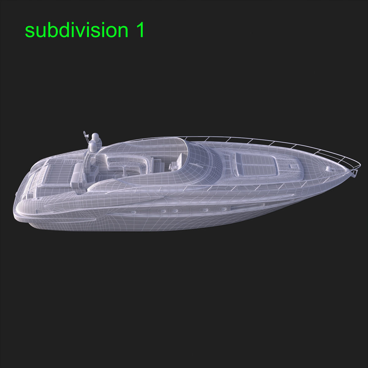 SpeedBoat Riva63Virtus 3D model_27