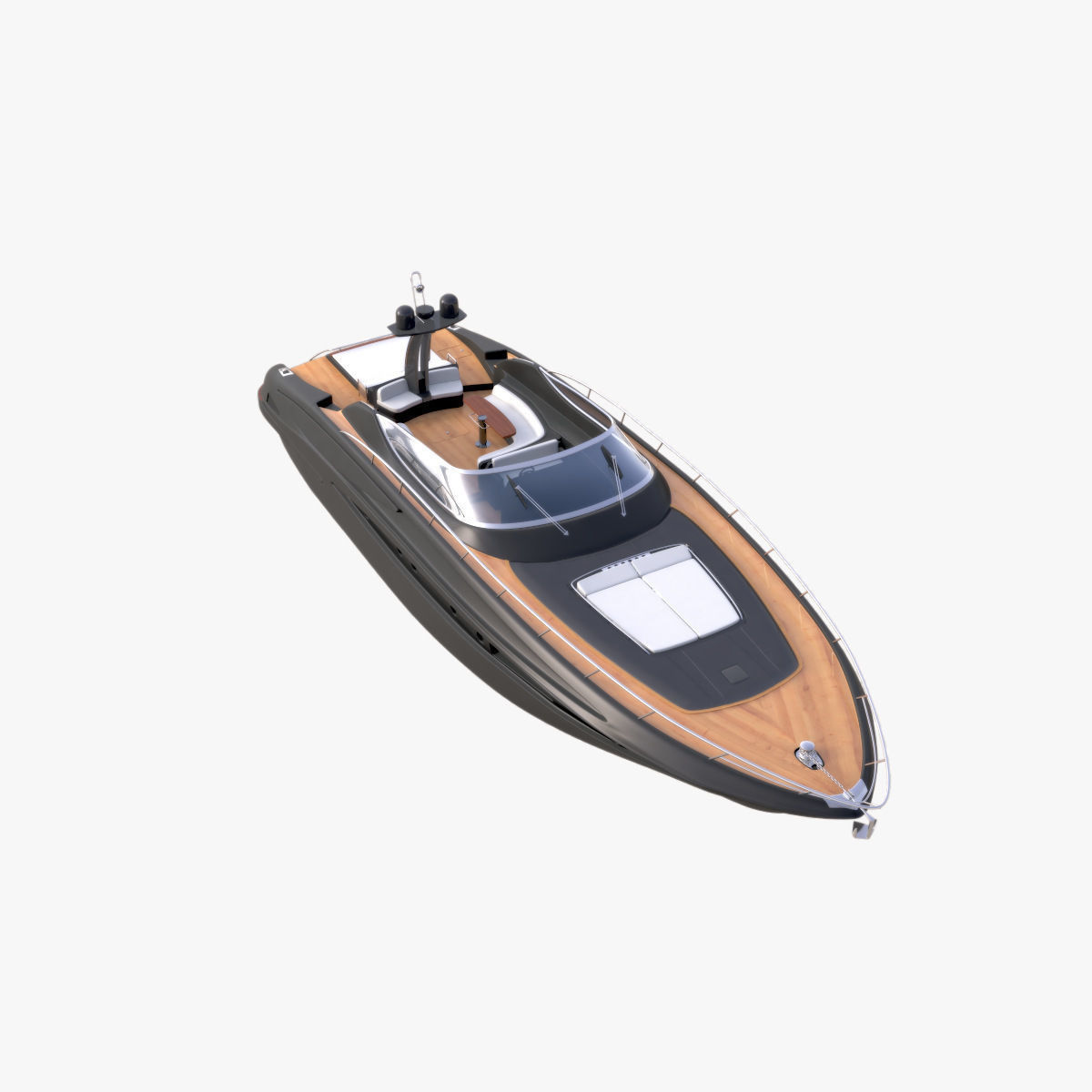 SpeedBoat Riva63Virtus 3D model_11