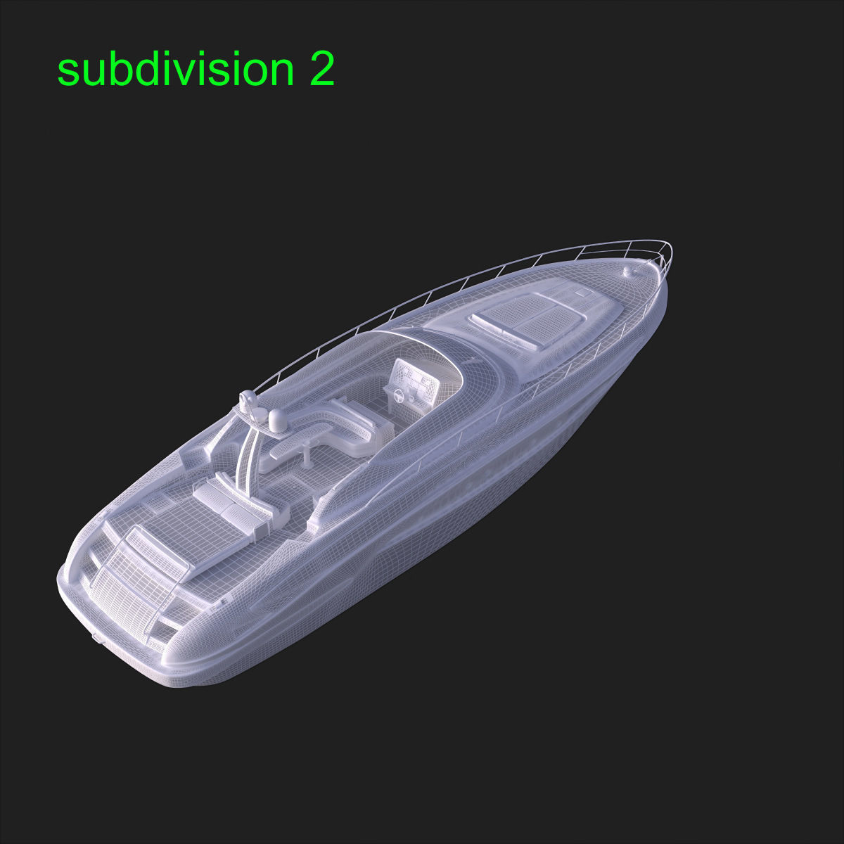 SpeedBoat Riva63Virtus 3D model_23