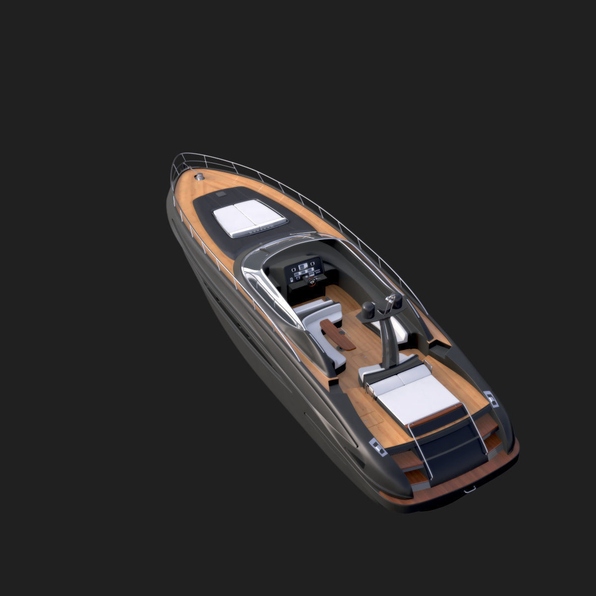 SpeedBoat Riva63Virtus 3D model_22