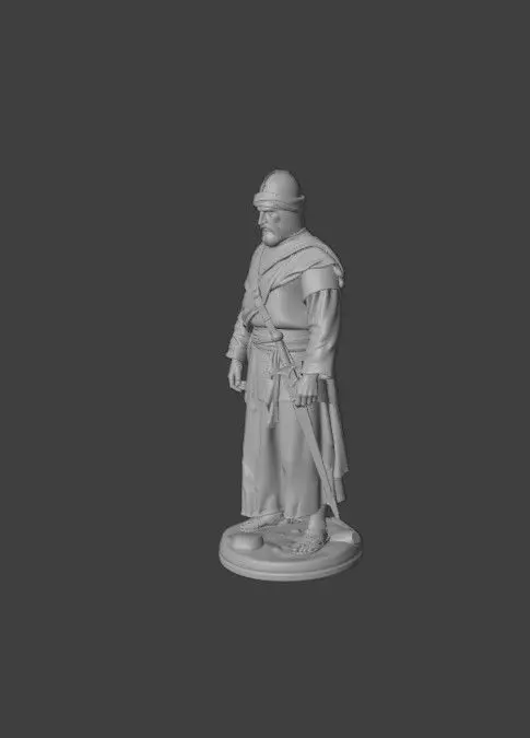 Arab Warrior STL Model for 3D Printing 3D print model_2