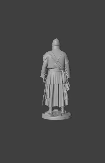 Arab Warrior STL Model for 3D Printing 3D print model_3
