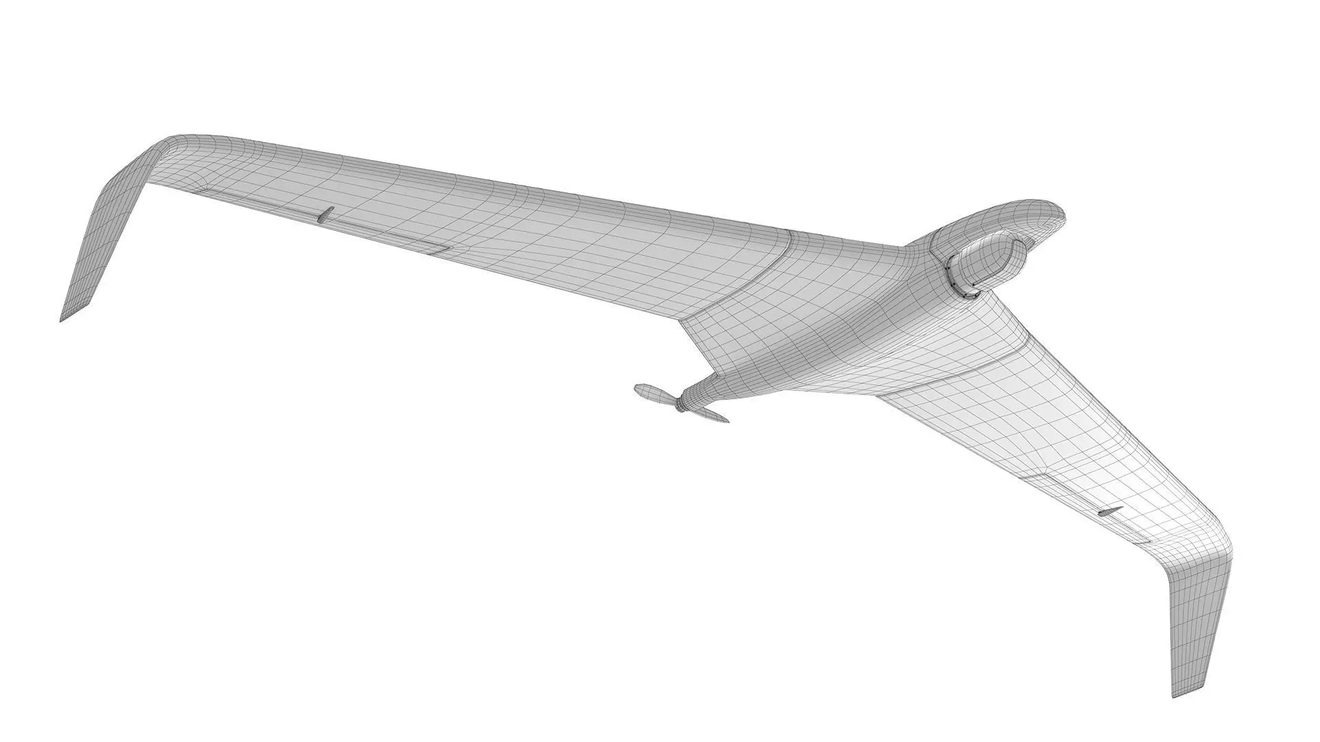 Drone UAV ZALA 421 3D model_9