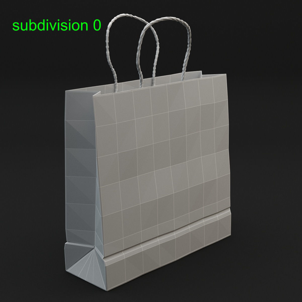 Shopping Bag 3D model_20