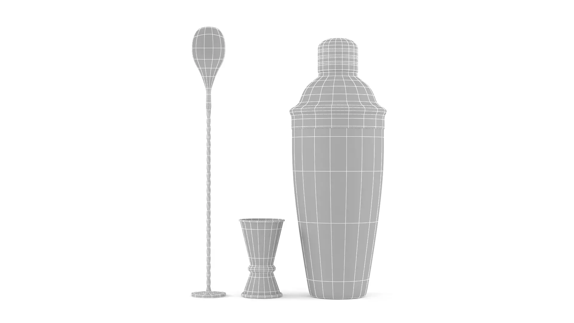 Cocktail Shaker 3D model_6