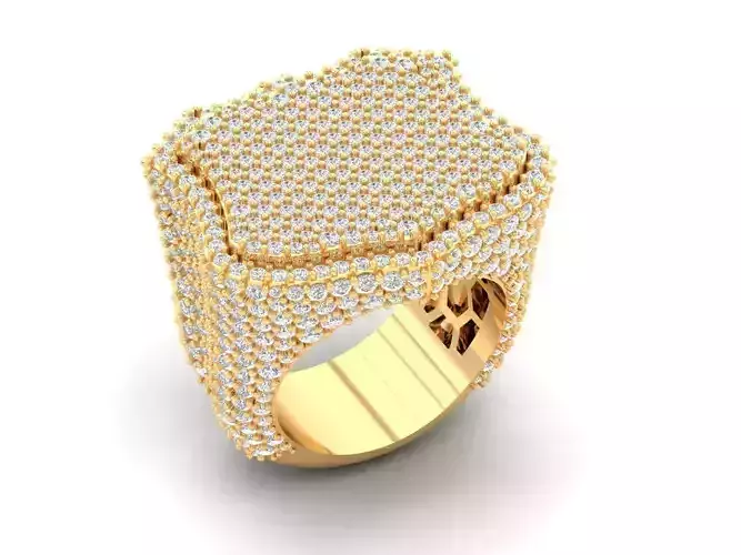 Signet Ring 3D print model