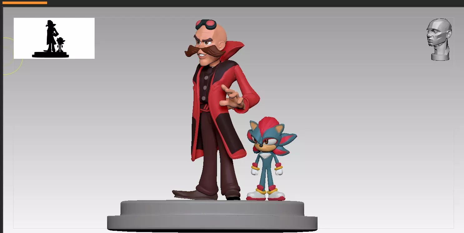 Robotnik - Figurine 3D print model_4