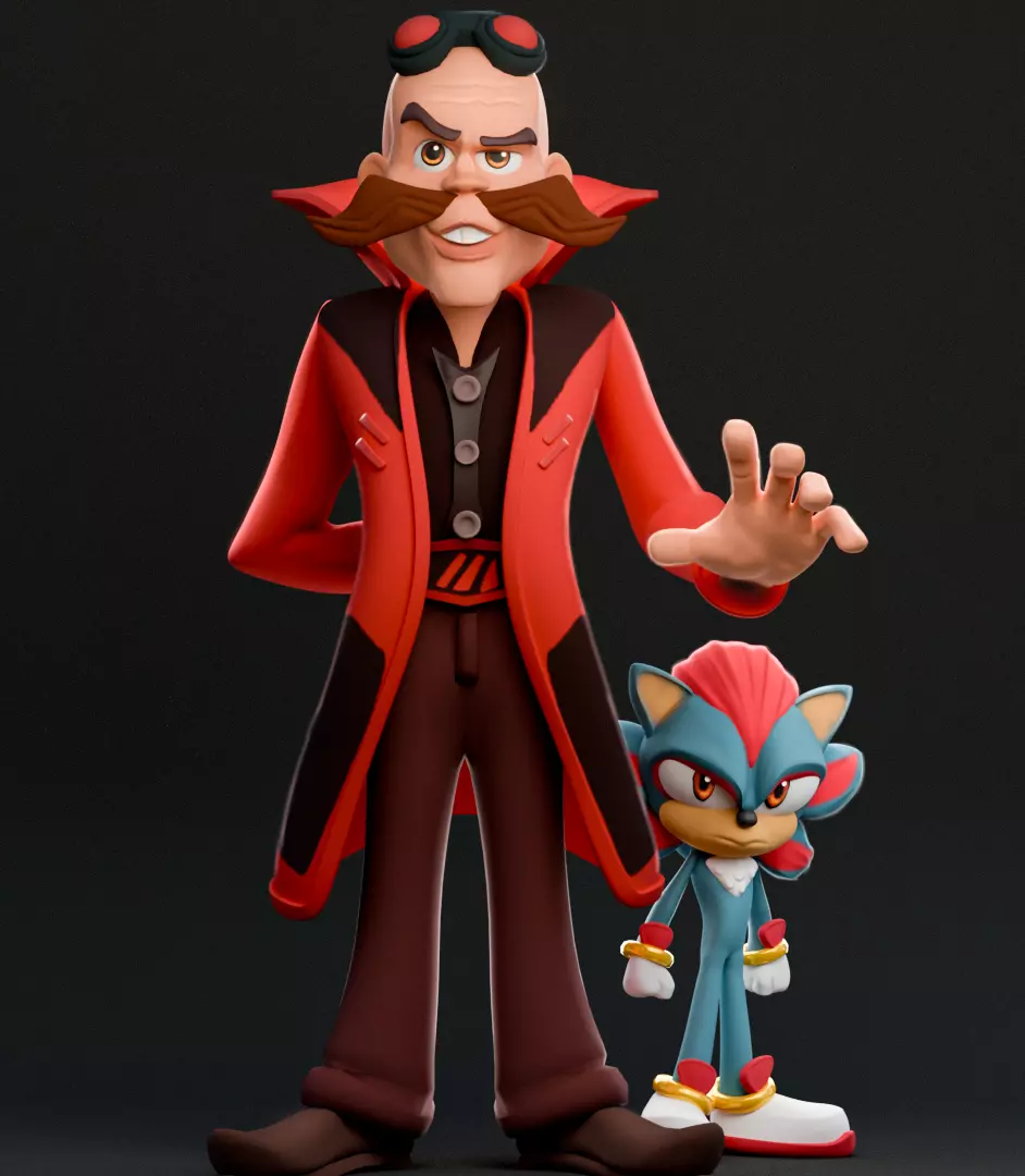 Robotnik - Figurine 3D print model_2