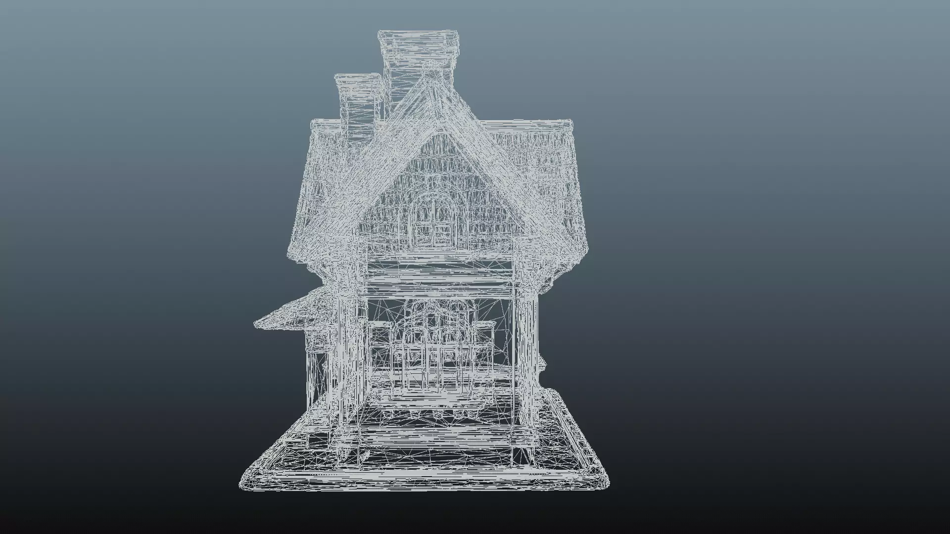 Mediaval fantasy house EM-11 3D model_12