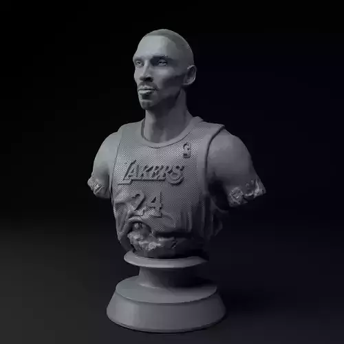 Kobe Bryant Premium Bust STL