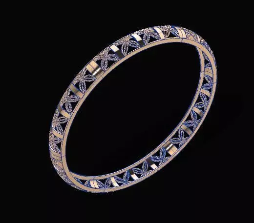 1137 Quatrefoil Lattice Kada 9gm 3D print model_1