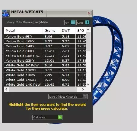 1137 Quatrefoil Lattice Kada 9gm 3D print model_4