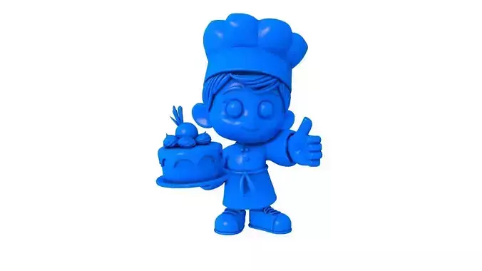 Chef Hippo - Cartoon Chef - Chef Pig - Chef Character 