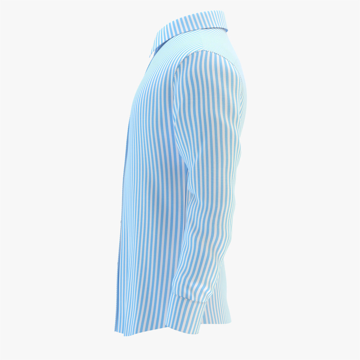 Shirt Blue 3D model_24