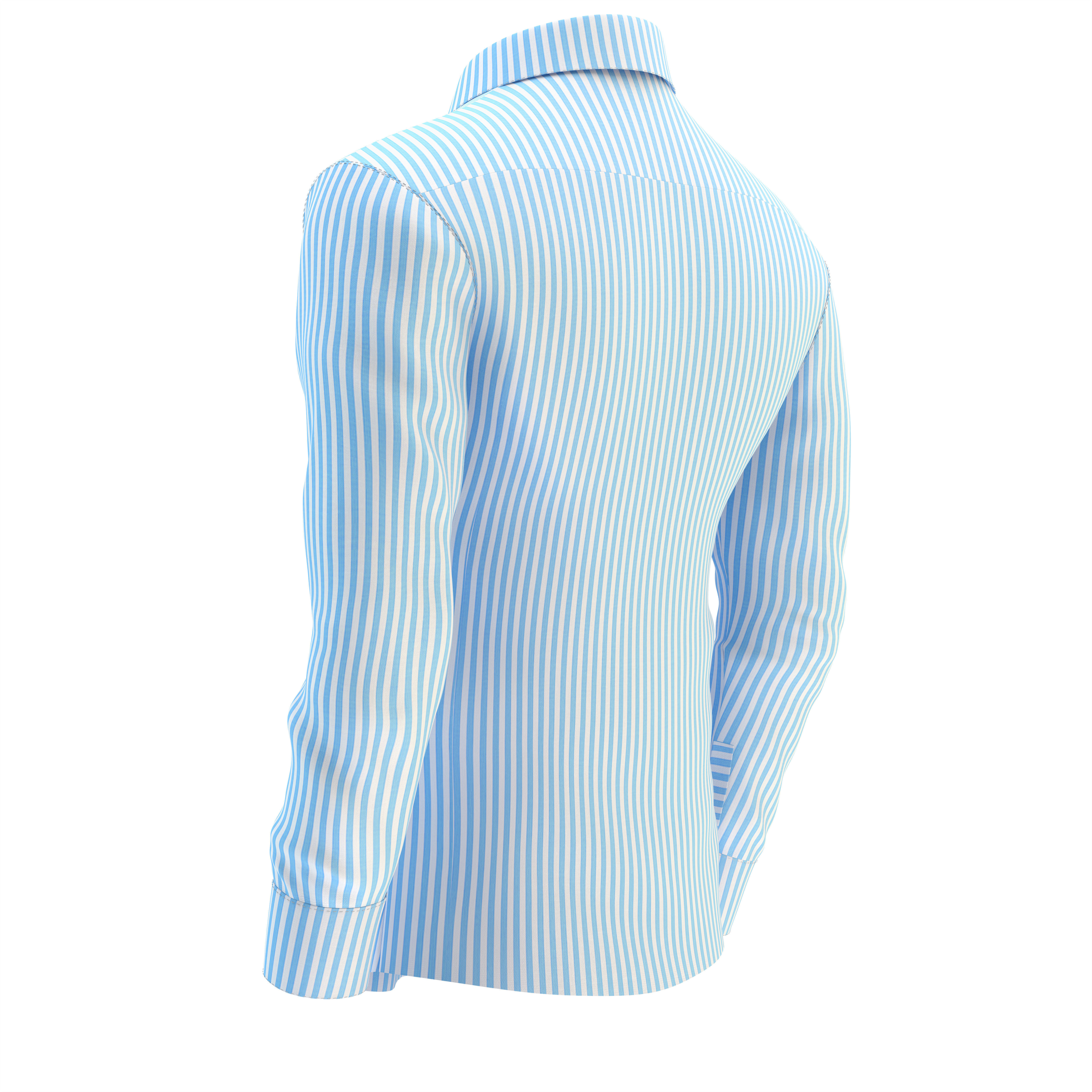 Shirt Blue 3D model_48