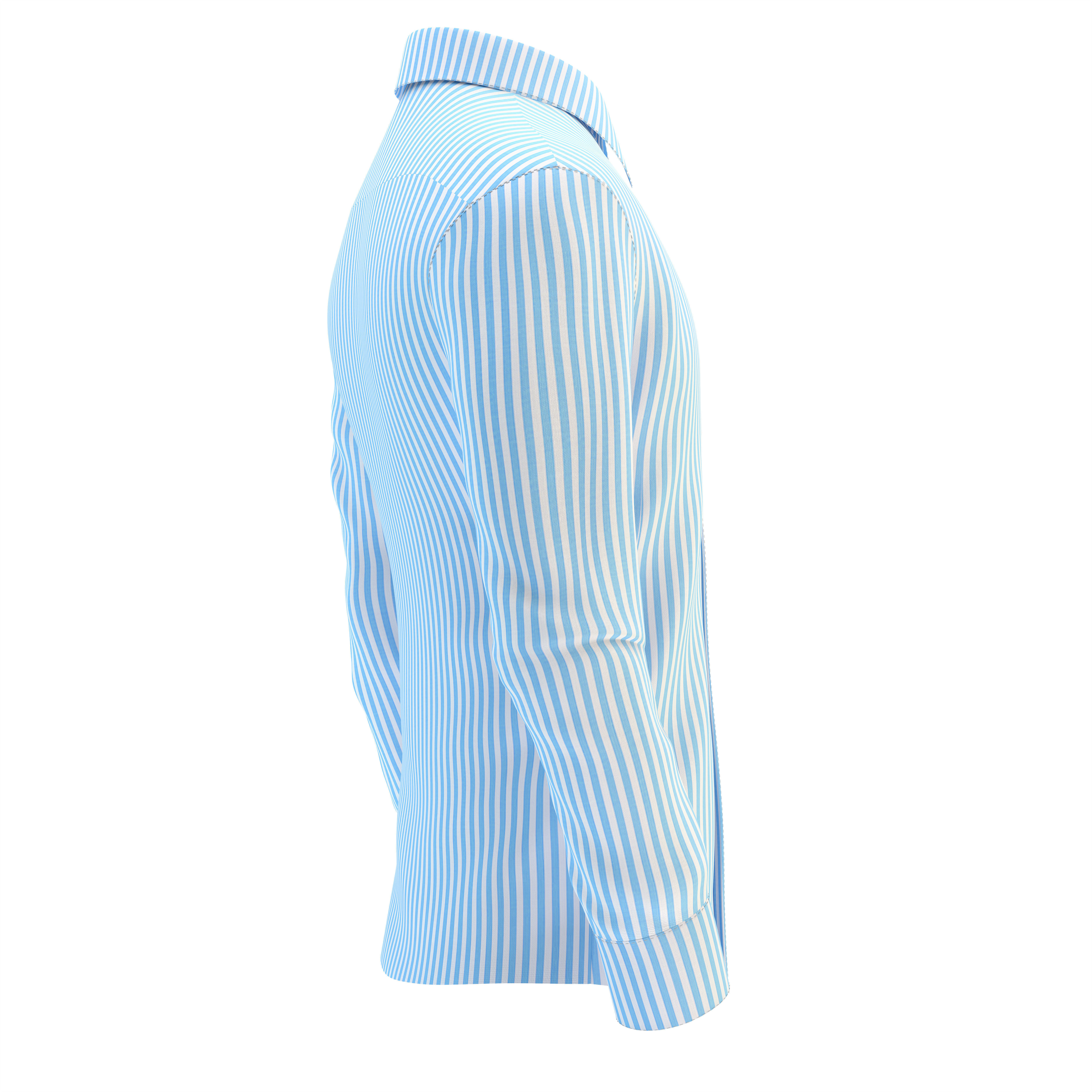 Shirt Blue 3D model_35