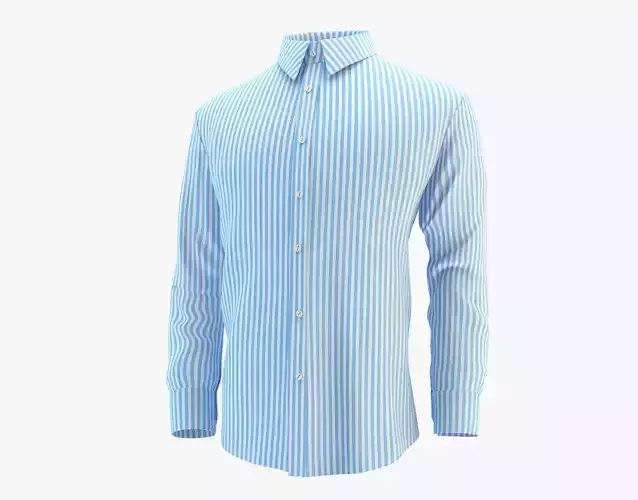 Shirt Blue 3D model